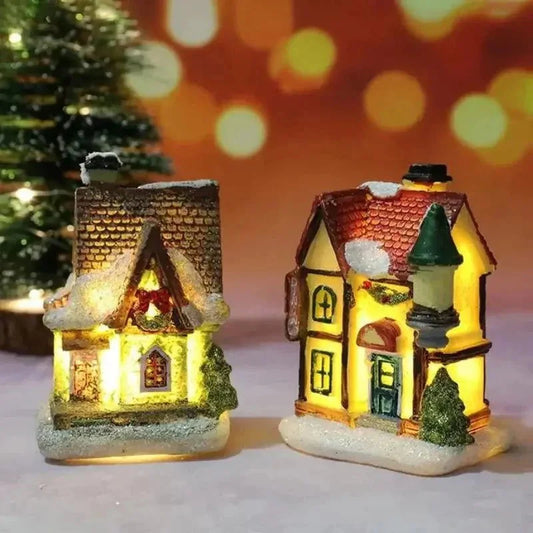 Casas Iluminadas de Natal para Decoração Festiva