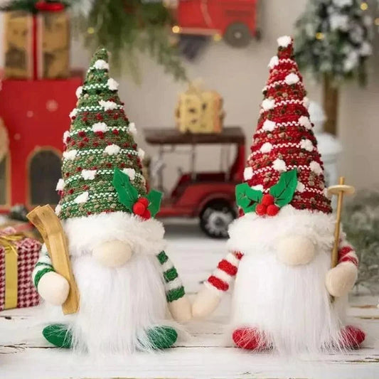 Gnomo de Natal Iluminado com Led para Decoração